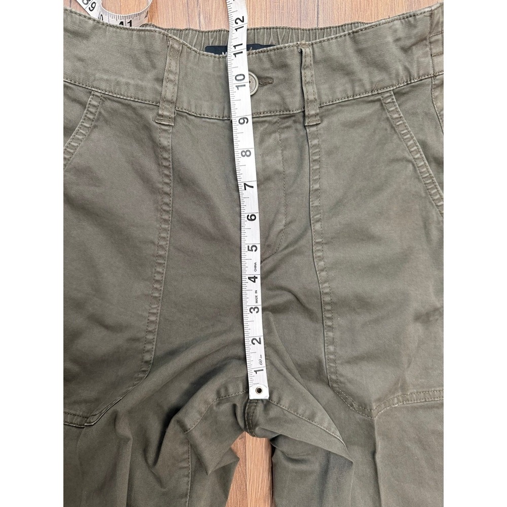 Modern Supply Sanctuary Olive Pants Size 27 High Rise Utility Straight Leg Stret - Picture 8 of 9